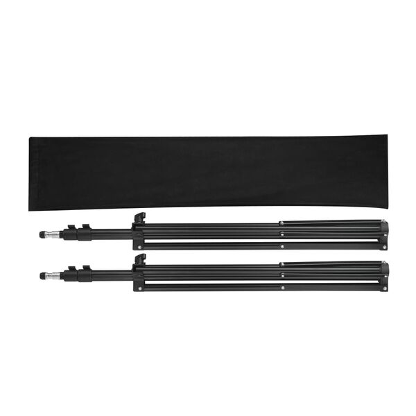 vidaXL Light Stands 2 pcs Height 30.7 - 82.7 "