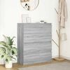 vidaXL Sideboard Grey Sonoma Engineered Wood Medium Sideboard