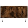 vidaXL Coffee Table Smoked Oak Engineered wood, iron Medium Coffee Table