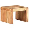 vidaXL Side Table Natural Wood Solid Acacia wood Small Durable