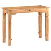 vidaXL Console Table Natural Acacia Solid Acacia Wood Console Table