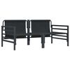 vidaXL Outdoor Furniture 2 pcs Anthracite 31.50 x 31.50 x 27.95 in