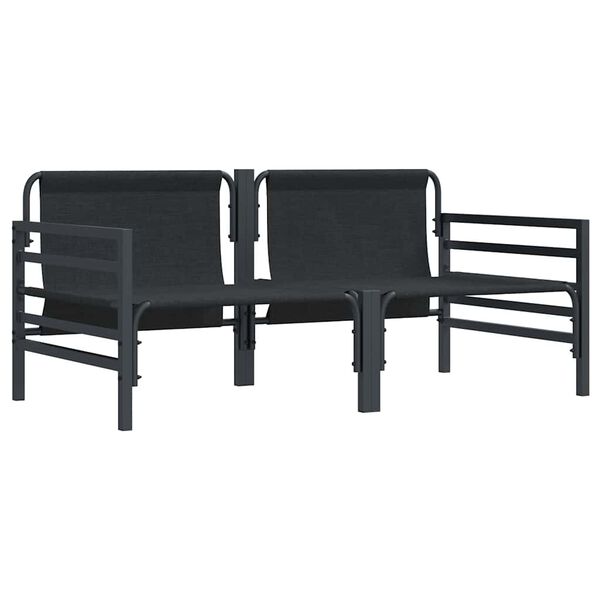 vidaXL Outdoor Furniture 2 pcs Anthracite 31.50 x 31.50 x 27.95 in