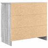 vidaXL Sideboard Grey Sonoma Engineered wood Medium