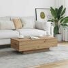 vidaXL Coffee Table Artisan oak Engineered wood Medium Durable