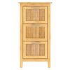 EISL Bathroom Cabinet Natural Bamboo Bamboo 11.8x16.5x32.3 in