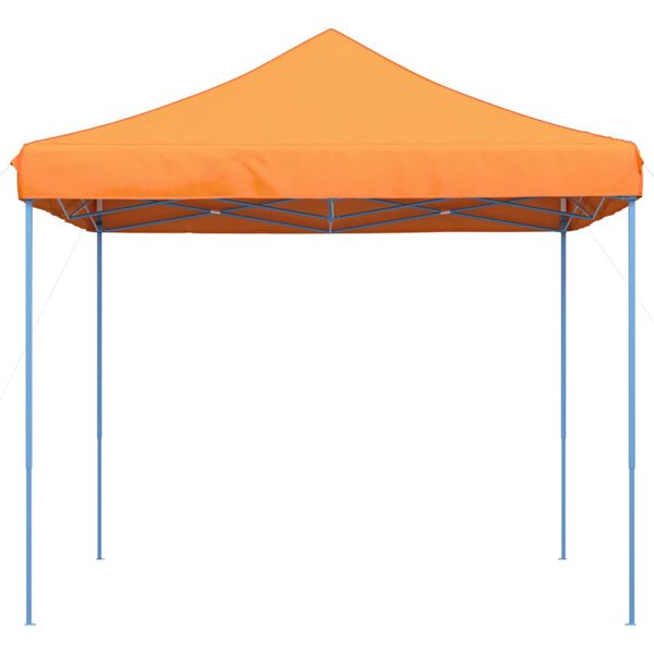 vidaXL Foldable Party Tent Pop-Up Orange 115.0x115.0x124.0"