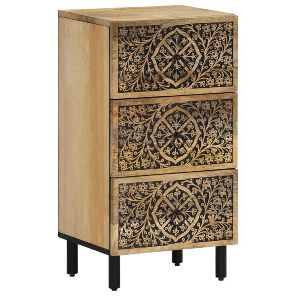 vidaXL Side Cabinet 15.7"x13"x29.5" Solid Wood Mango