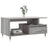 vidaXL Coffee Table Grey Sonoma Engineered wood, metal