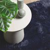 vidaXL Shaggy Rug Navy Polyester Large Foldable Area Rug Square