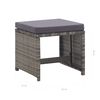 vidaXL Outdoor Dining Set Anthracite