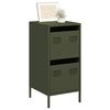 vidaXL Sideboard Olive green Cold-rolled Steel Medium Sideboard