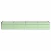vidaXL Planter Green 125.98 x 31.50 x 17.72 in Steel