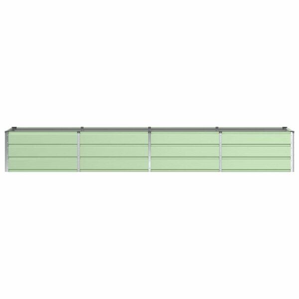 vidaXL Planter Green 125.98 x 31.50 x 17.72 in Steel