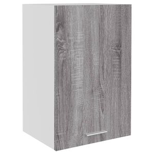 vidaXL Hanging Cabinet Grey sonoma Engineered wood