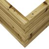 vidaXL Garden Planter Natural Wood Pressure-treated Pinewood Medium