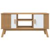 vidaXL TV Cabinet White and brown