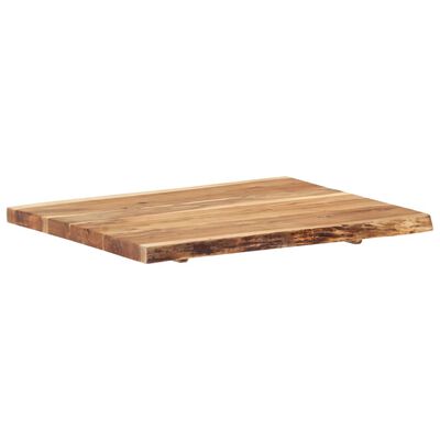 vidaXL Table Top Solid Acacia Wood 31.5"x(19.7"-23.6")x1.5"
