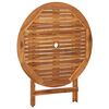 vidaXL Garden Dining Set Natural wood Solid Acacia wood Compact Foldable