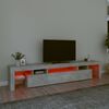 vidaXL TV Cabinet Concrete Grey Engineered Wood Large TV Cabinet