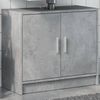 vidaXL Sink Cabinet Concrete Grey Engineered Wood Medium Sink Cabinet