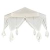 vidaXL Gazebo Cream White