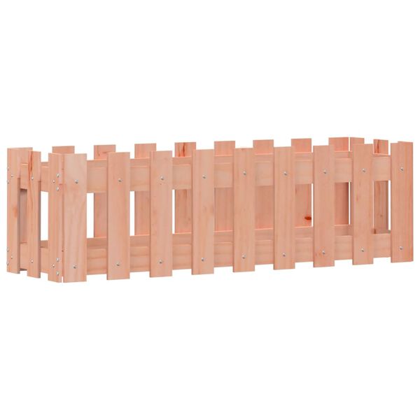 vidaXL Garden Raised Bed Natural wood Solid Douglas Fir Medium