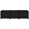 vidaXL Raised Bed Black Polypropylene 47.2x15.7x15.0 in Durable