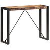 vidaXL Console Table Multicolor Solid reclaimed wood and steel