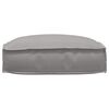vidaXL Cushion Grey 19.69 x 19.69 x 4.72 in Oxford Fabric
