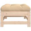 vidaXL Garden Footstool Pine wood Solid pine wood Medium Modular