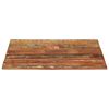 vidaXL Table Top Multicolor Solid reclaimed wood 27.6x35.4 in Table Top
