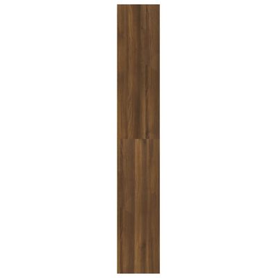 vidaXL 5-Tier Book Cabinet Brown Oak 23.6"x11.8"x74.4" Engineered Wood