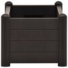 vidaXL Raised Bed Anthracite Polypropylene Large UV-resistant materials