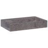 vidaXL Sink Gray 22.8"x15.4"x3.9" Marble