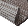 vidaXL Outdoor Carpet Brown Polypropylene Ø47.2 in Reversible
