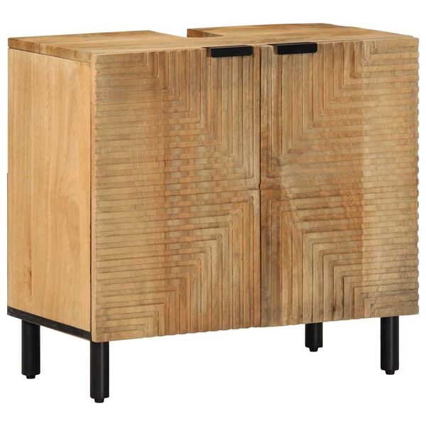 vidaXL Bathroom Furniture Set Mango desert brown
