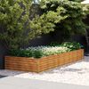 vidaXL Garden Raised Bed Rusty Corten steel Large Durable