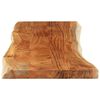 vidaXL Table Top 43.3"x15.7"x1.5" Rectangular&nbsp;Solid Wood Acacia Live Edge