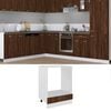 vidaXL Oven Cabinet Lyon Brown Oak 23.6"x18.1"x32.1" Engineered Wood