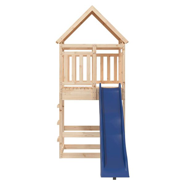 vidaXL Outdoor Playset Natural Wood Solid Pine Wood Large Durable