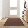 vidaXL Doormat Brown and Black 120 x 350 cm Polypropylene and vinyl