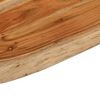 vidaXL Bathroom Countertop Natural Solid Acacia wood Medium Durable