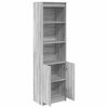 vidaXL Highboard Grey sonoma Engineered wood Tall Highboard