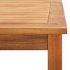 vidaXL Coffee Table Brown Solid Acacia wood 23.6 in Coffee Table