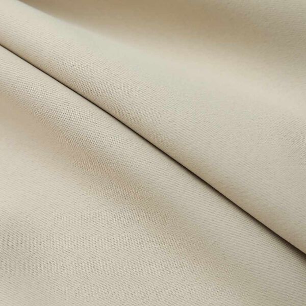 vidaXL Blackout Curtains with Hooks 2 pcs Beige 55.1x88.6"