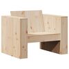 vidaXL Garden Lounge Set Natural Pine Solid Pine Wood Standard Modular