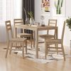 vidaXL Dining Set Brown Solid Acacia wood Medium Durable Dining Set