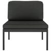 vidaXL 2-seater Outdoor Sofa Anthracite