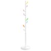 vidaXL Coat Stand White Powder-coated Iron 67.7 inches tall Durable